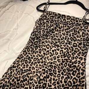 leopard print dress